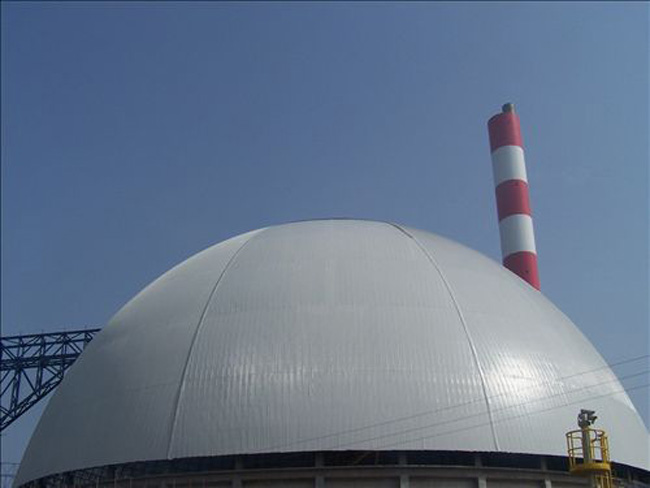 黑龙江球形发电厂网架工程