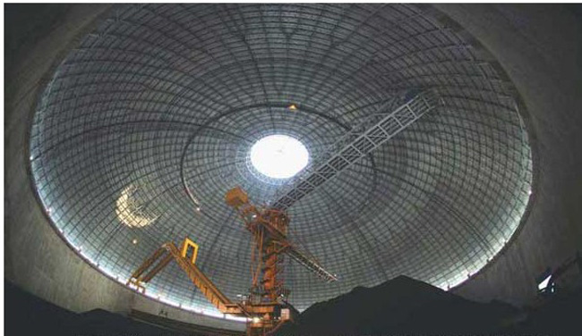 黑龙江发电厂干煤棚网架